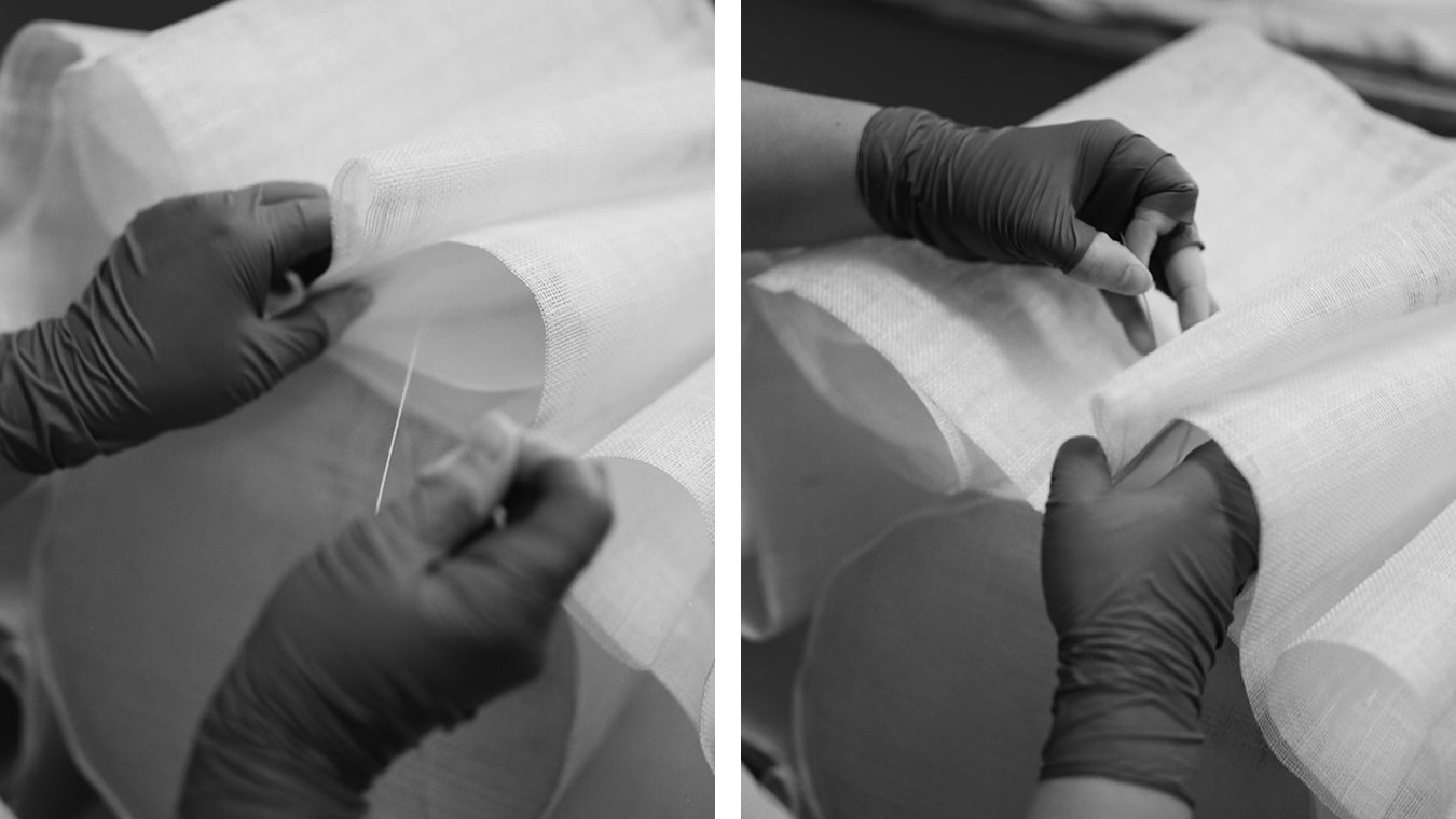 Crafted poetic drapery