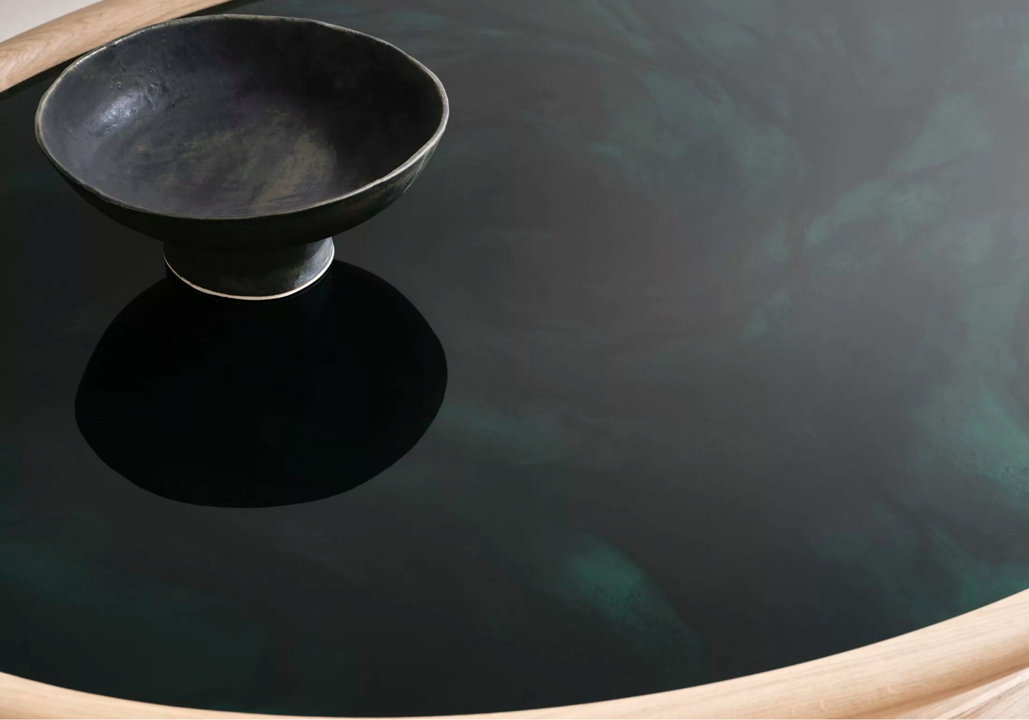 Coffee table algae detail