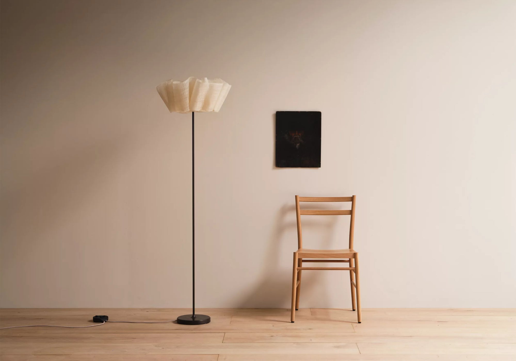 Anders floor light and Avery dining chair