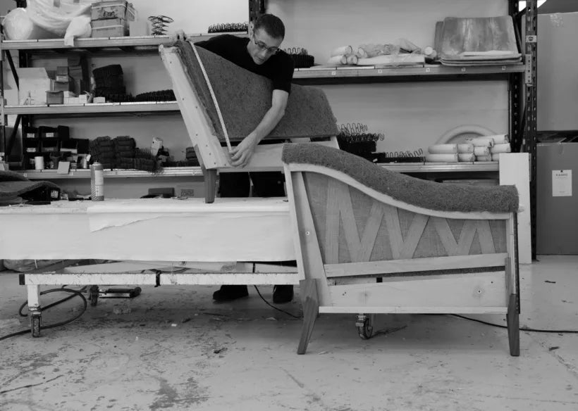 Making of the Pendel sofa