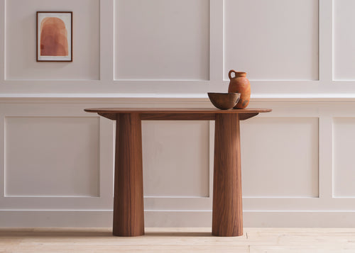 Rodan console table walnut by PINCH