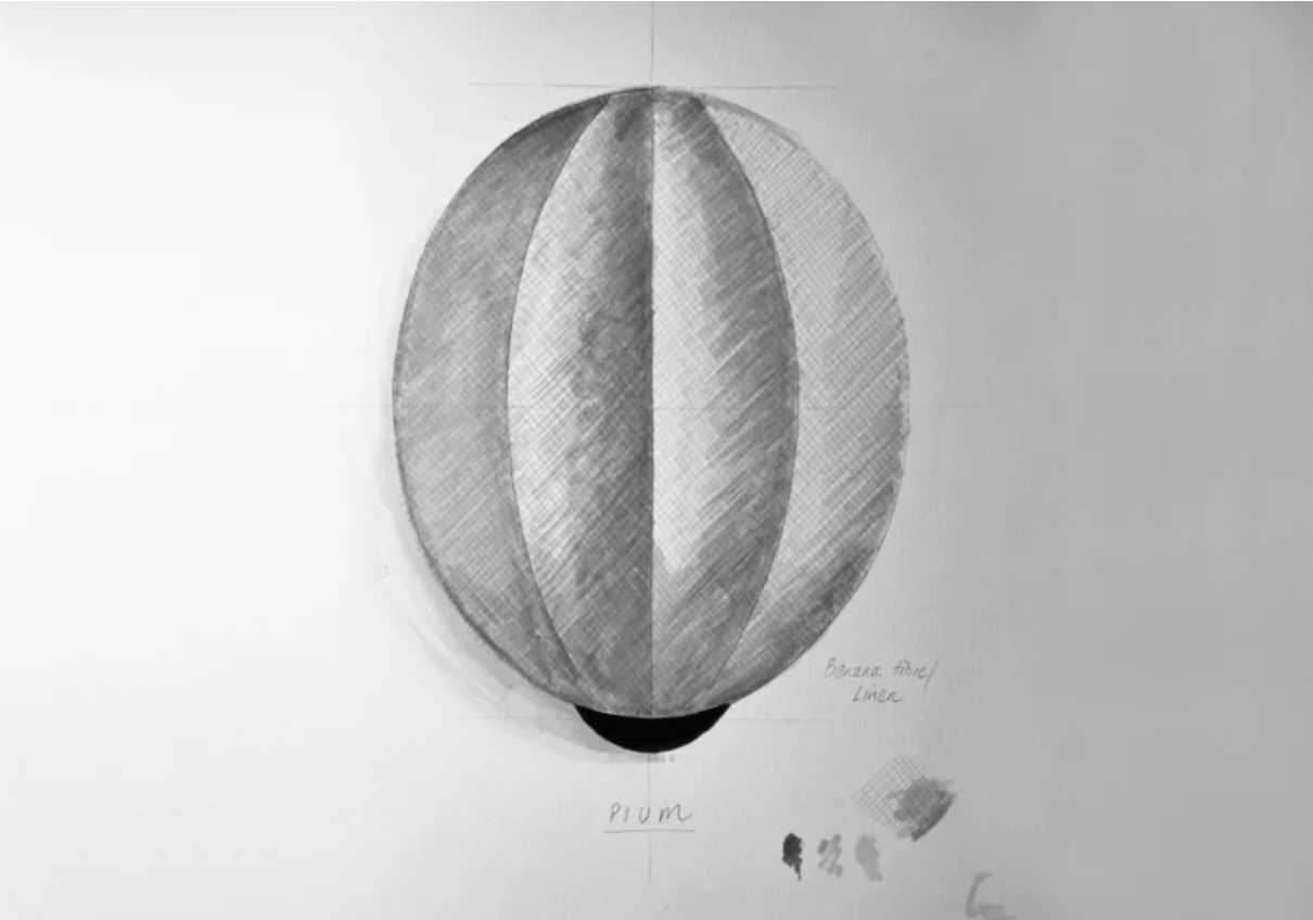Pium wall light sketch by PINCH