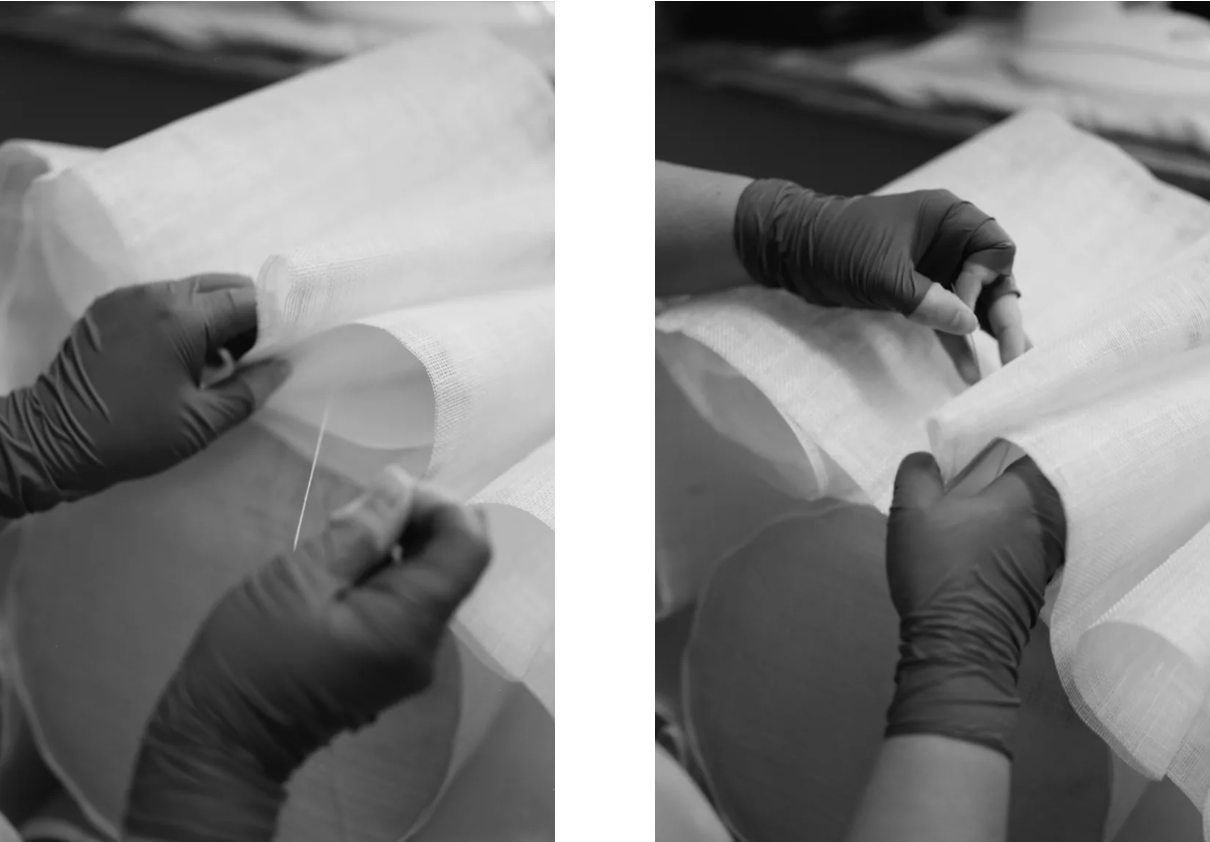 Making and sewing of the Anders light by PNCH