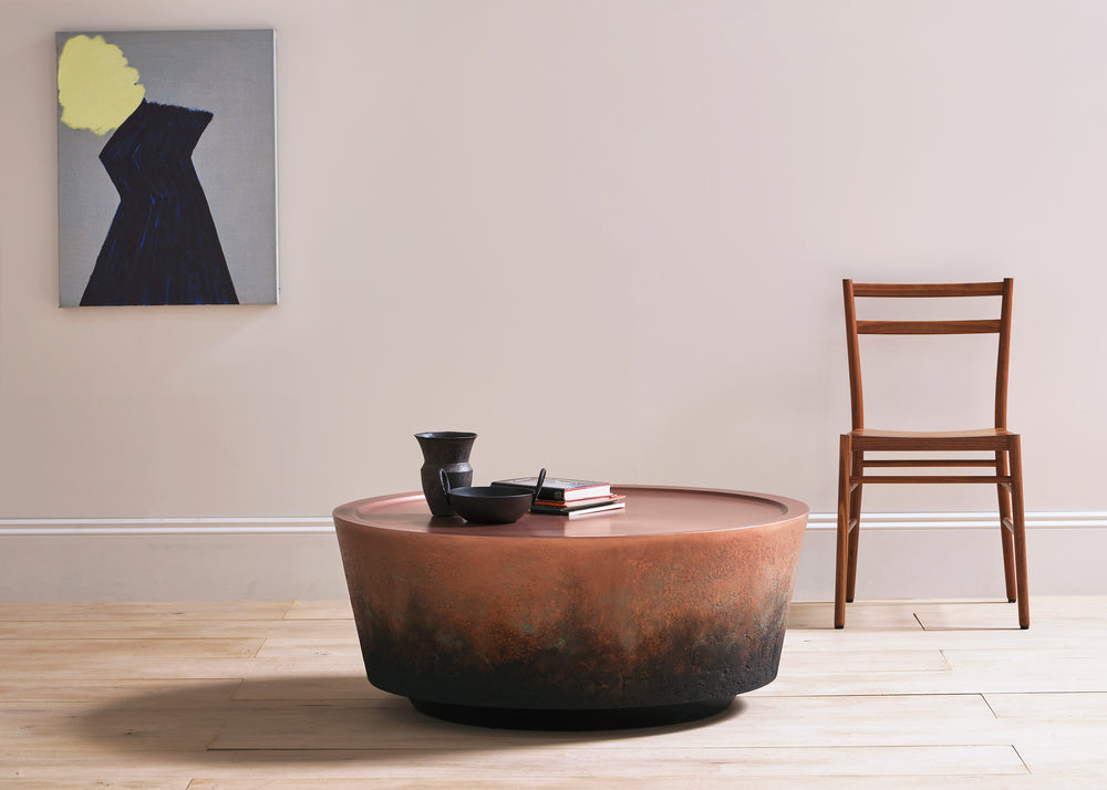 Nim copper coffee table by PINCH