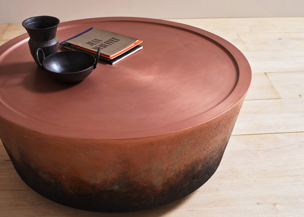 Nim Copper coffee table top by PINCH