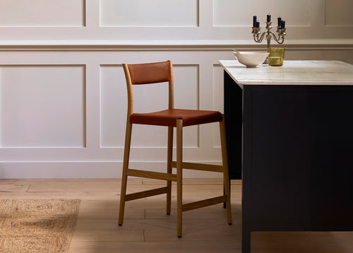 Avery counter stool upholstered