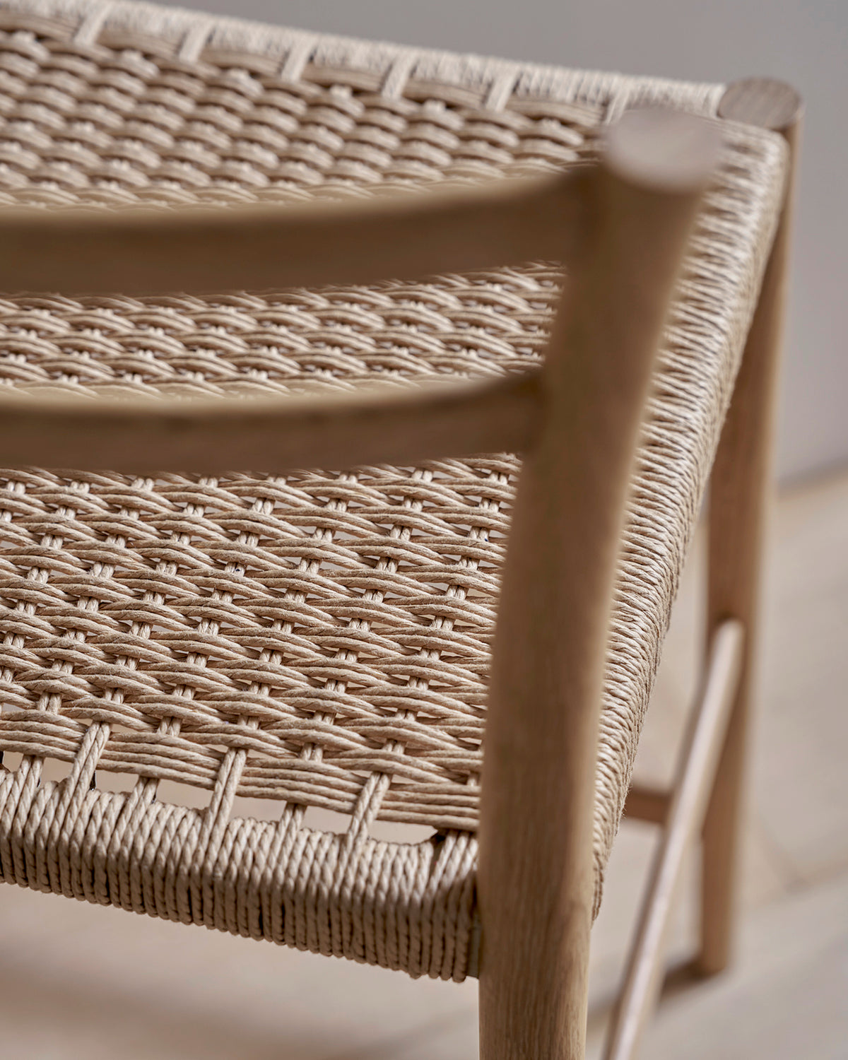 Avery woven counter stool
