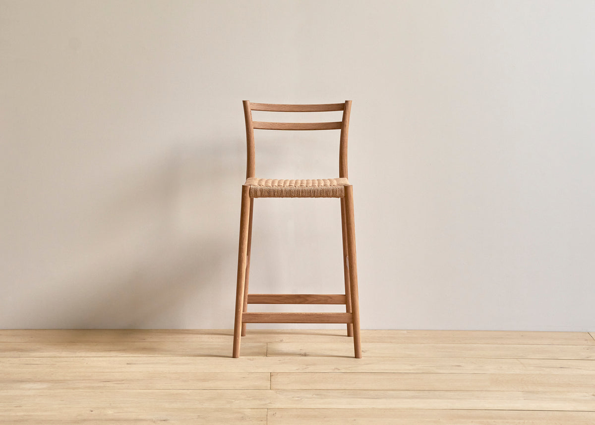Avery woven counter stool