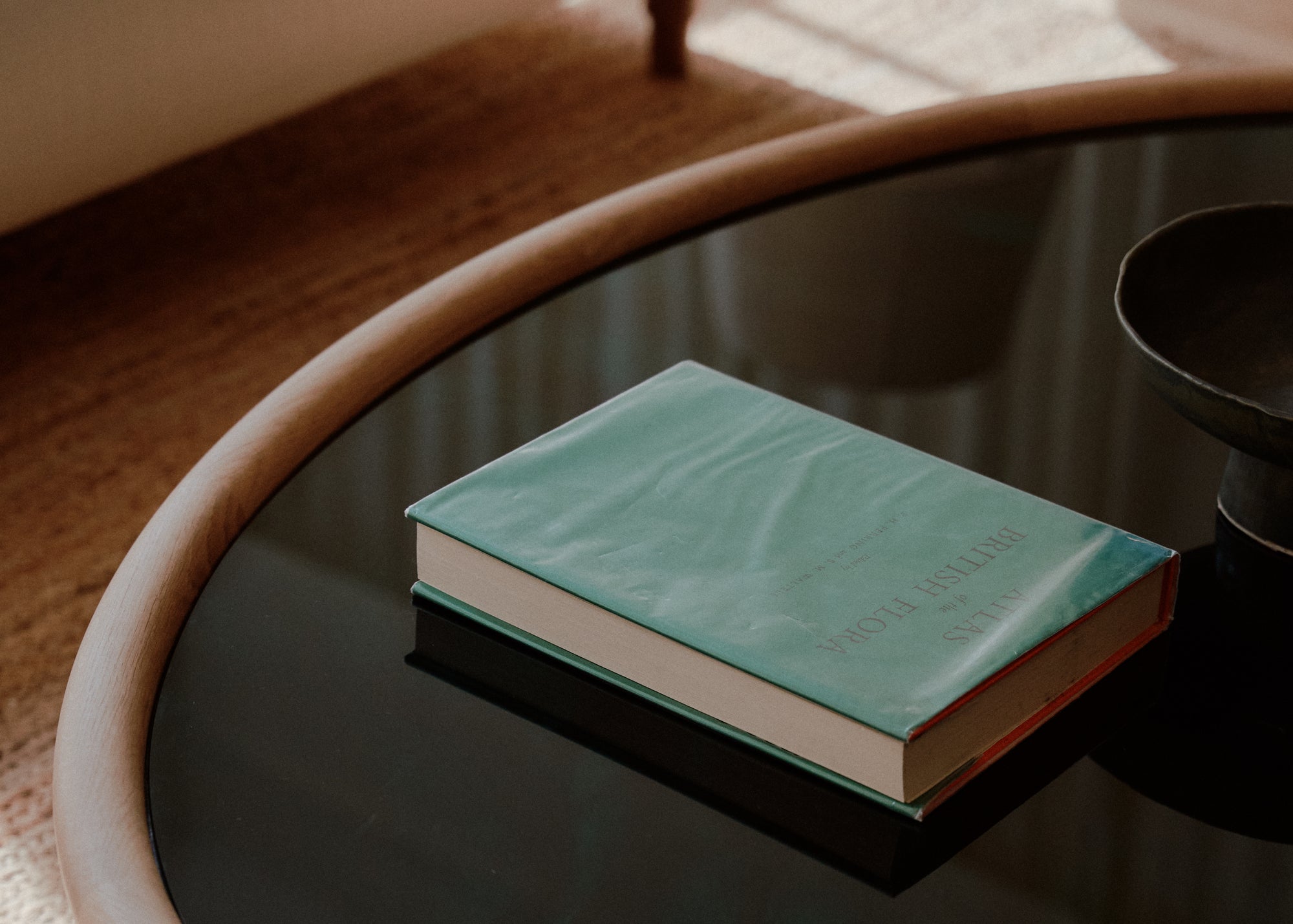 Landry coffee table circular moss