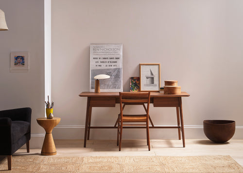 Menton solid walnut desk