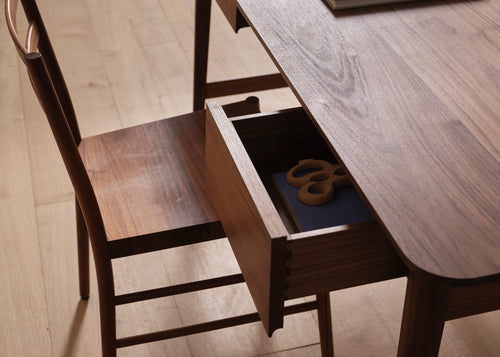 Menton solid walnut desk