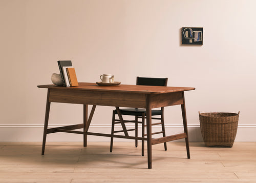 Menton inlaid leather desk