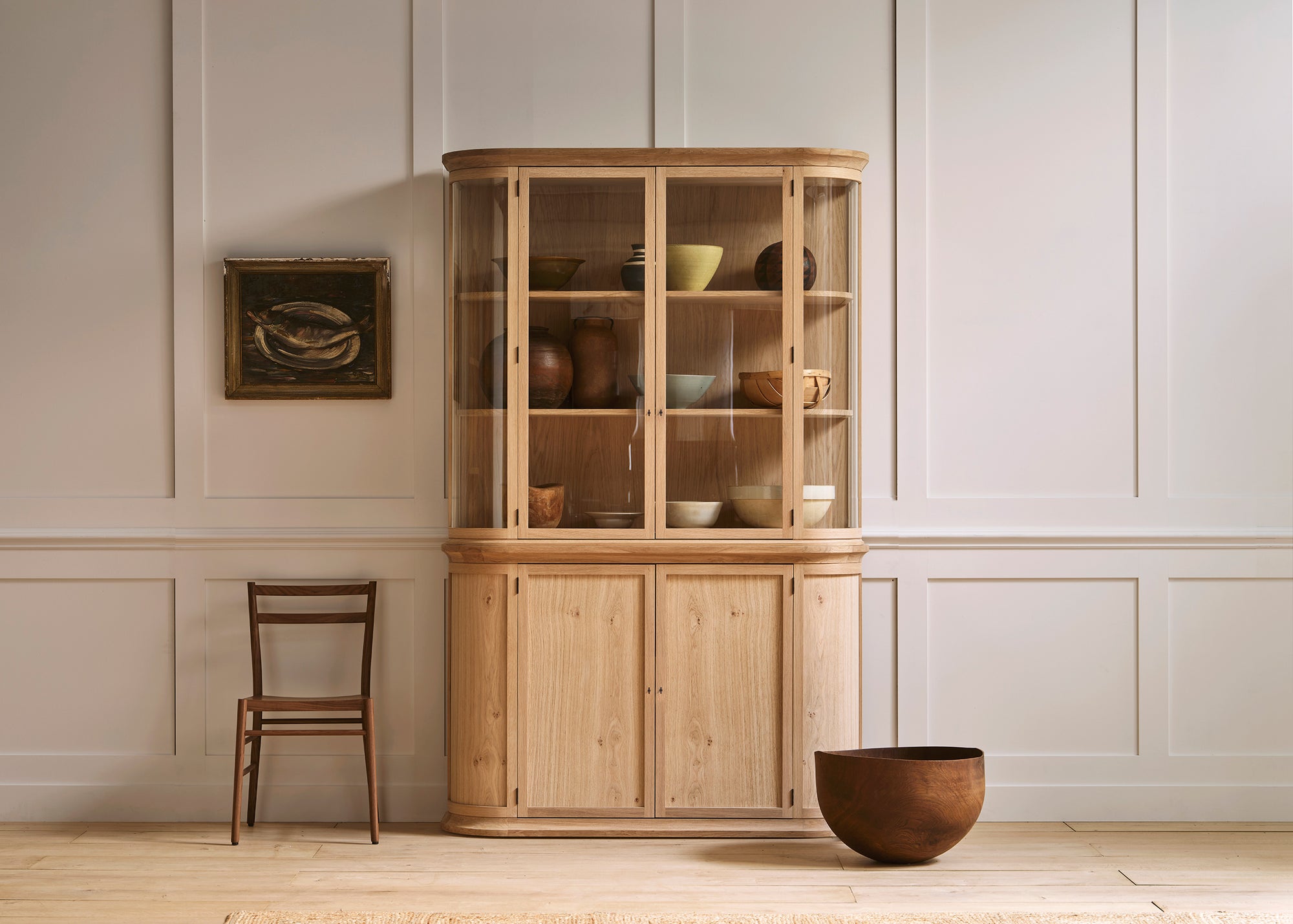 Mercier vitrine timber