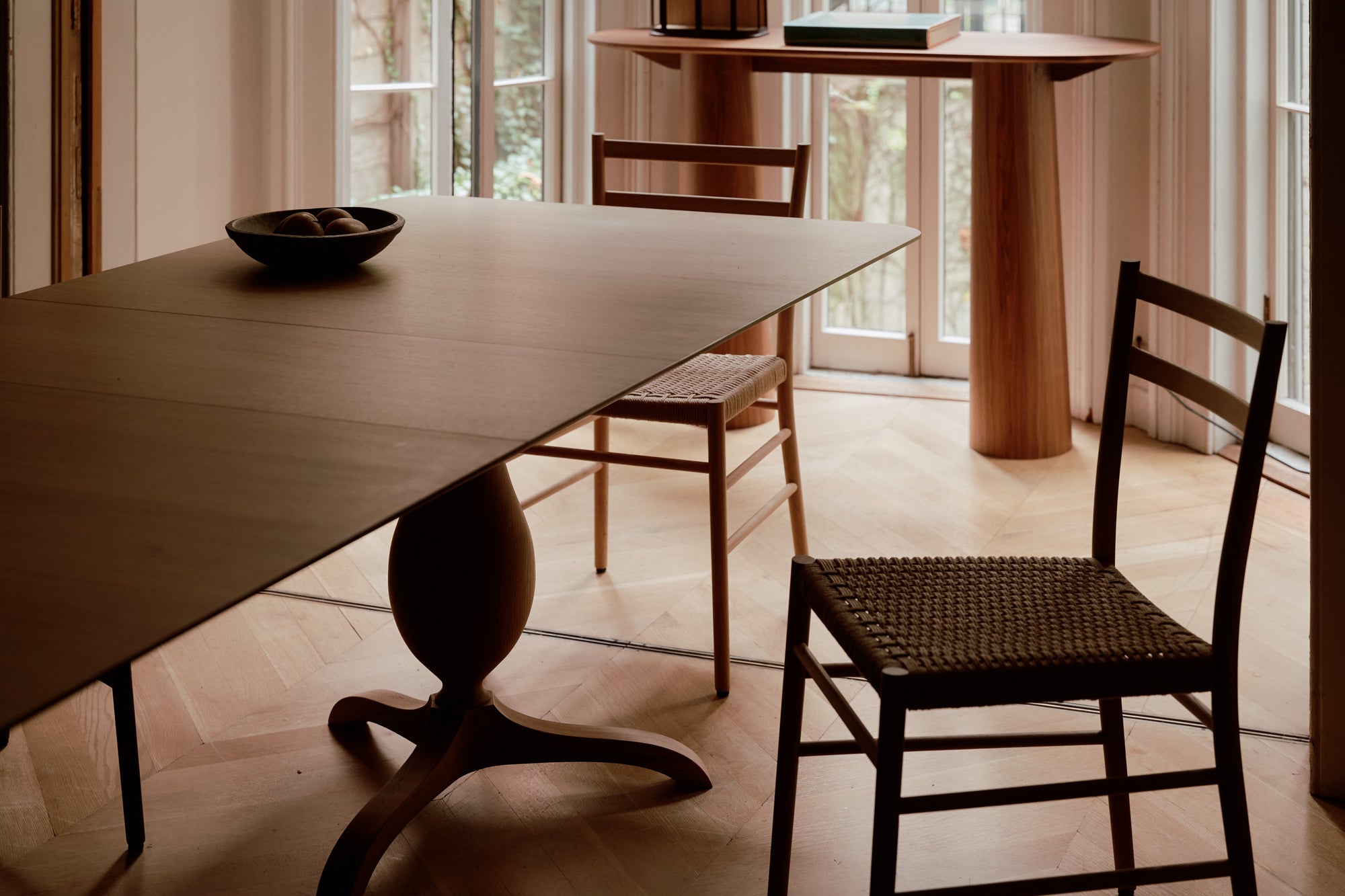 Avery woven dining chair