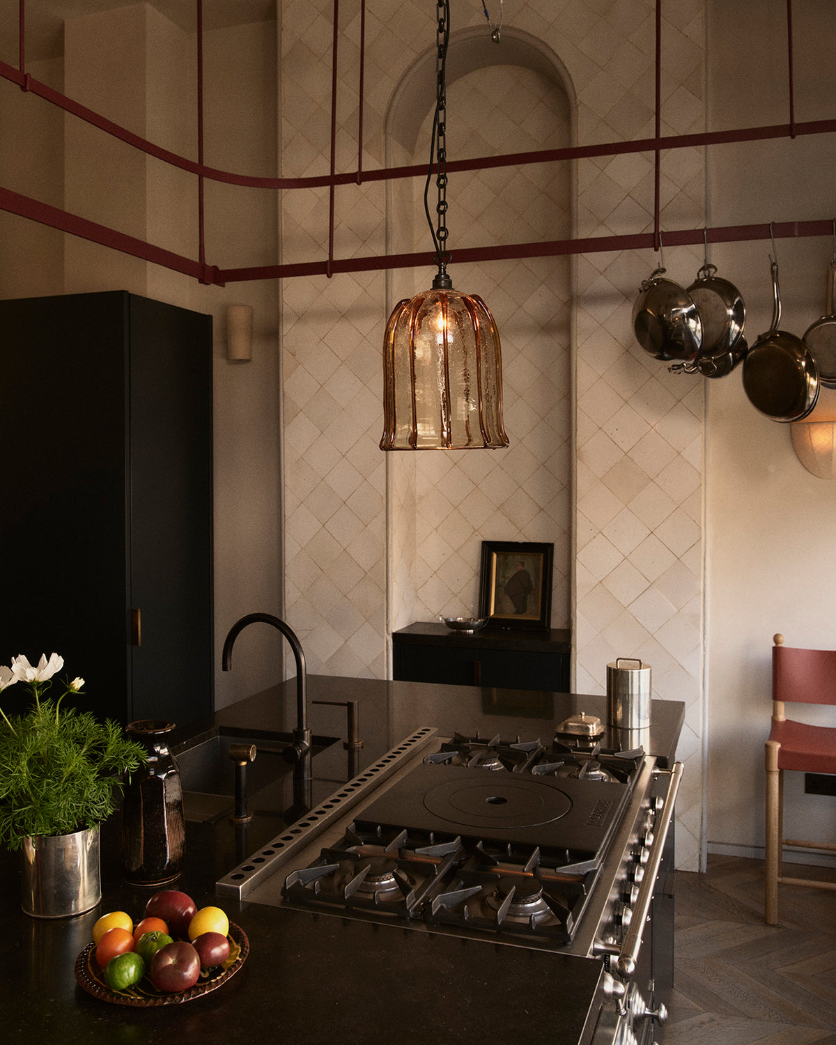 Remu pendant light whiskey