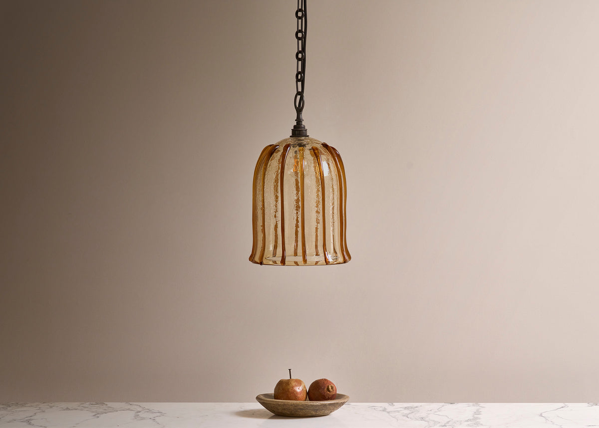 Remu pendant light whiskey