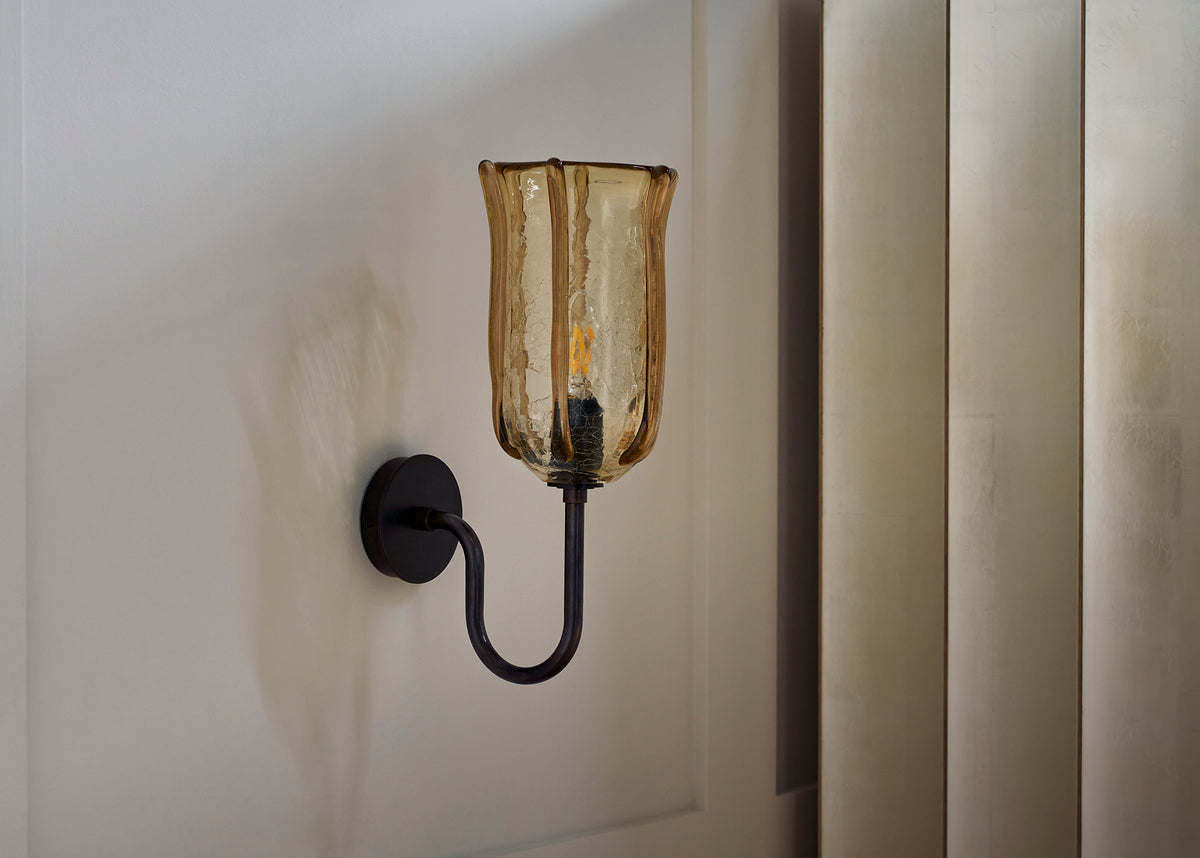 Remu wall light whiskey