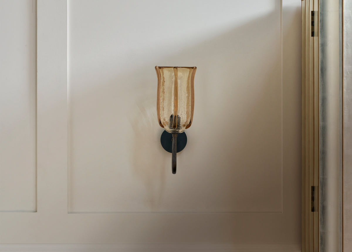 Remu wall light whiskey