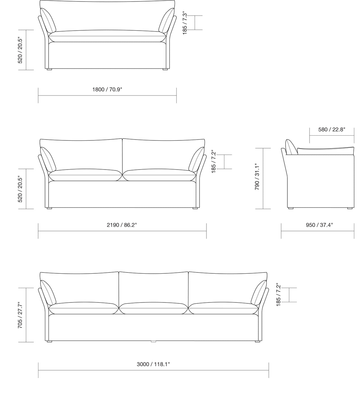 franc-sofa-dimension-drawing