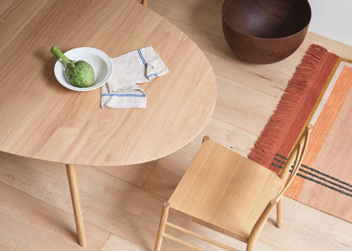 Harper dining table and Avery chair